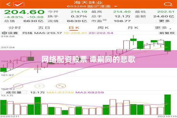 网络配资股票 谭嗣同的悲歌