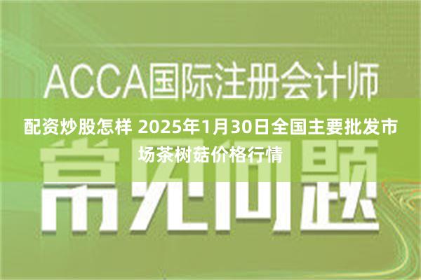 配资炒股怎样 2025年1月30日全国主要批发市场茶树菇价格行情